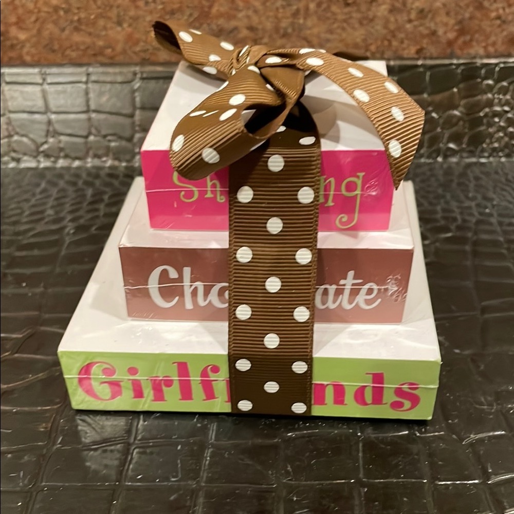 Colorful Decorative Notes Block Set with Bow - Picture 2 of 6